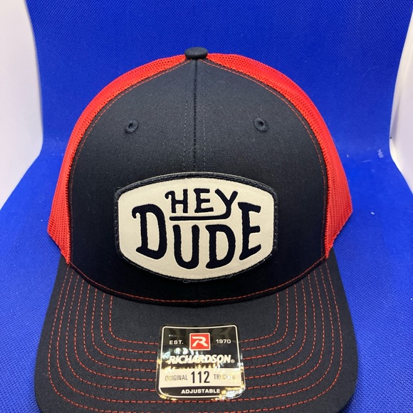 Hey Dude Black and Red Cap - Picture 1 of 5